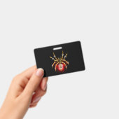 Stoomtechspin op zwart badge (Handheld)