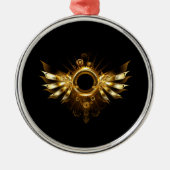 Stoomtechvleugels Metalen Ornament (Voorkant)