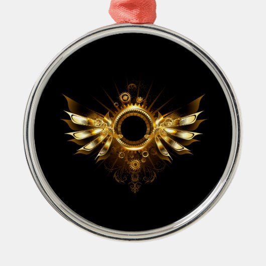 Stoomtechvleugels Metalen Ornament (Voorkant)