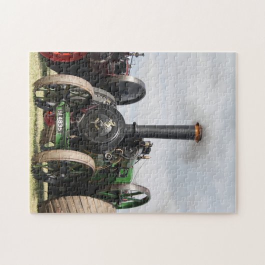 Stoomtractie Engine Jigsaw Puzzel (Horizontaal)