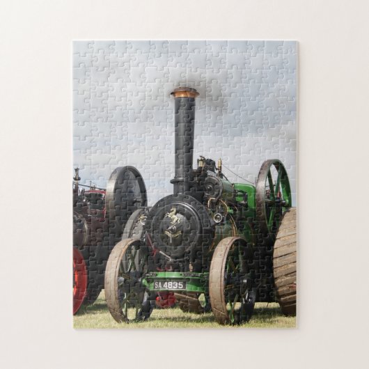  Stoomtractie Engine Jigsaw Puzzel (Verticaal)