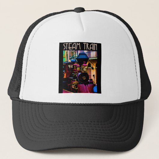 Stoomtrain Trucker Hat Trucker Pet (Voorkant)