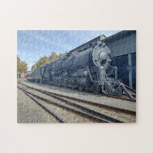 stoomtrainpuzzel legpuzzel (Horizontaal)