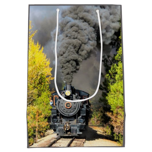 Stoomtrein 19 medium cadeauzakje (Achterkant)