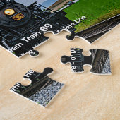  stoomtrein 89 - Naam toevoegen Legpuzzel (Zijkant)