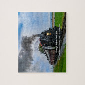  stoomtrein 89 - Naam toevoegen Legpuzzel (Verticaal)