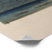 Stoomtrein aan de kust van Takanawa, deelvenster T Poster (Hoek)