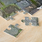 STOOMTREIN BAGAGE WEEGSCHAAL LEGPUZZEL (Zijkant)