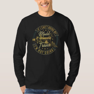 Stoomtrein Bestuurder Trainspotten Locomotief Vint T-shirt