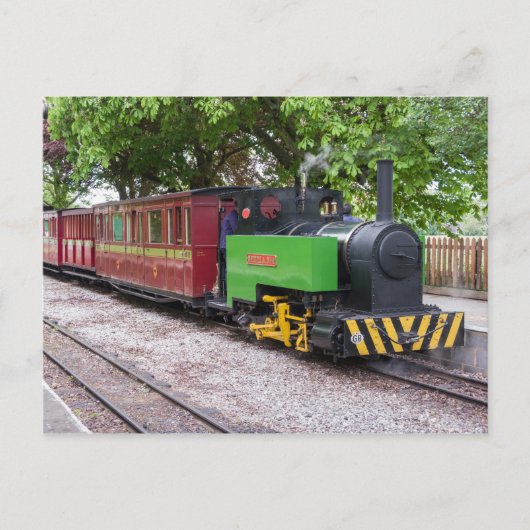Stoomtrein bij Leighton Buzzard Briefkaart (Voorkant)