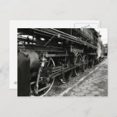  stoomtrein briefkaart (Voorkant / Achterkant)