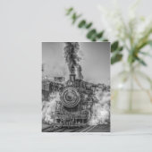 Stoomtrein Briefkaart (Staand voorkant)