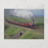 Stoomtrein Briefkaart (Voorkant)