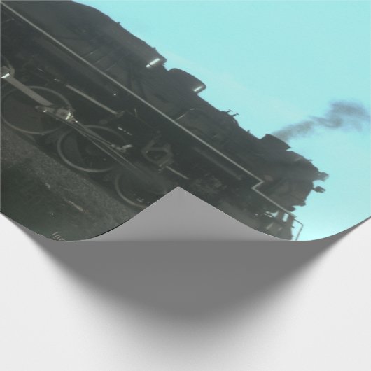 Stoomtrein Cadeaupapier (Hoek)