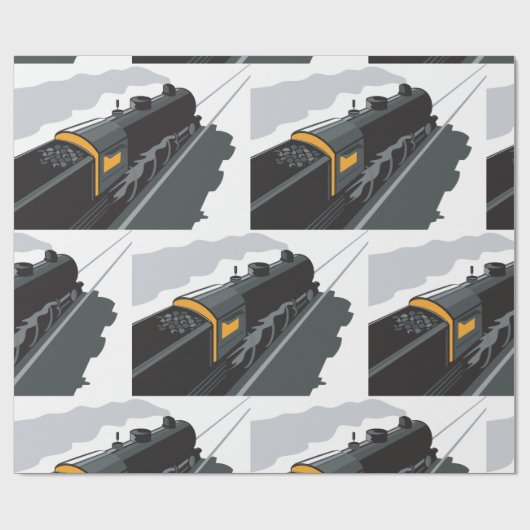 Stoomtrein Cadeaupapier (Vlak)