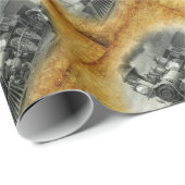  stoomtrein cadeaupapier (Rol Hoek)