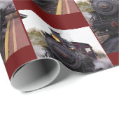 Stoomtrein Cadeaupapier (Rol Hoek)