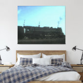 Stoomtrein Canvas Afdruk (Insitu (Slaapkamer))