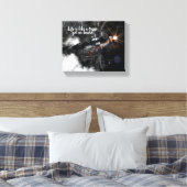 Stoomtrein Canvas Afdruk (Insitu (Slaapkamer))