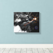 Stoomtrein Canvas Afdruk (Insitu (Houten vloer))