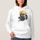 Stoomtrein Dames Hoodie (Voorkant)