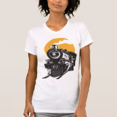Stoomtrein Dames T-Shirt (Voorkant)