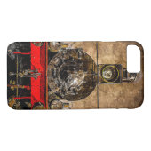 stoomtrein - de veteraan Case-Mate iPhone case (Achterkant (Horizontaal))