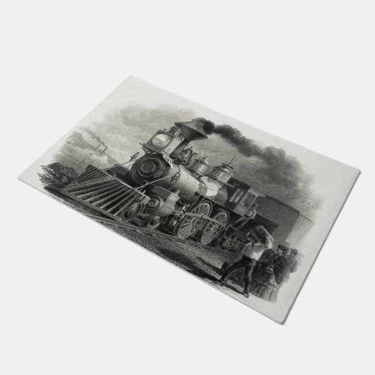 stoomtrein deurmat (Schuin)
