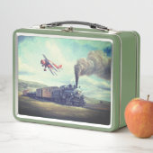  stoomtrein en vliegtuig (In situ)