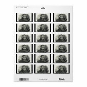  stoomtrein etiket (Full Sheet)