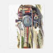 STOOMTREIN Fleece Deken (Voorkant)