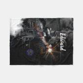 Stoomtrein Fleece Deken (Voorkant (Horizontaal))