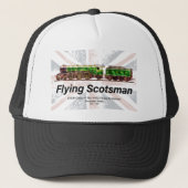 Stoomtrein Flying Scotsman Engelse Locomotief Trucker Pet (Voorkant)
