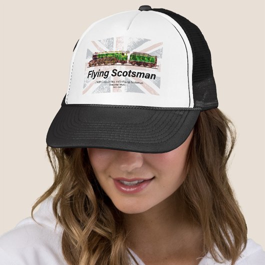 Stoomtrein Flying Scotsman Engelse Locomotief Trucker Pet