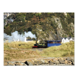 STOOMTREIN FOTO AFDRUK