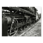  stoomtrein foto afdruk (Voorkant)