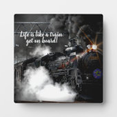 Stoomtrein Fotoplaat (Voorkant)