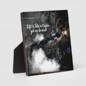 Stoomtrein Fotoplaat (Voorkant)