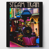 Stoomtrein Fotoplaat (Voorkant)