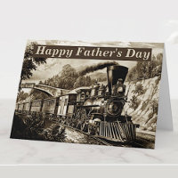  stoomtrein Happy Fathers Day