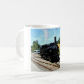 Stoomtrein in Blonay Koffiemok (Voorkant links)