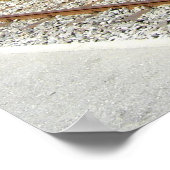 Stoomtrein in Blonay Poster (Hoek)