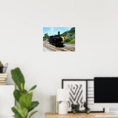 Stoomtrein in Blonay Poster (Thuiskantoor)