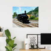 Stoomtrein in Blonay Poster (Thuiskantoor)