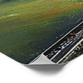 Stoomtrein in het regenwoud, spoorweg poster (Hoek)