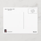 Stoomtrein in Picton Briefkaart (Achterkant)