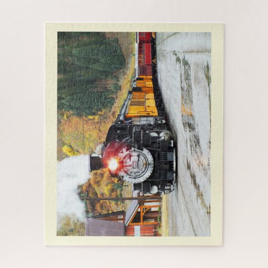 Stoomtrein in Silverton Legpuzzel (Verticaal)