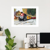 Stoomtrein in Silverton Poster (Thuiskantoor)