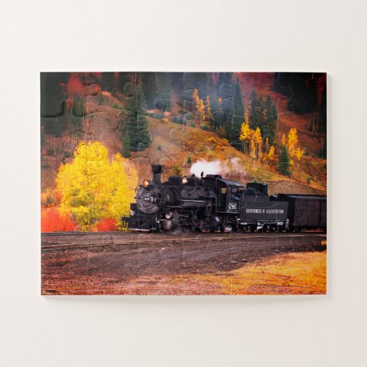 Stoomtrein in Silverton USA Legpuzzel (Horizontaal)