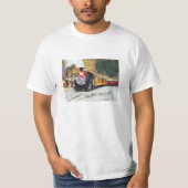 Stoomtrein in Silverton, Verenigde Staten T-shirt (Voorkant)